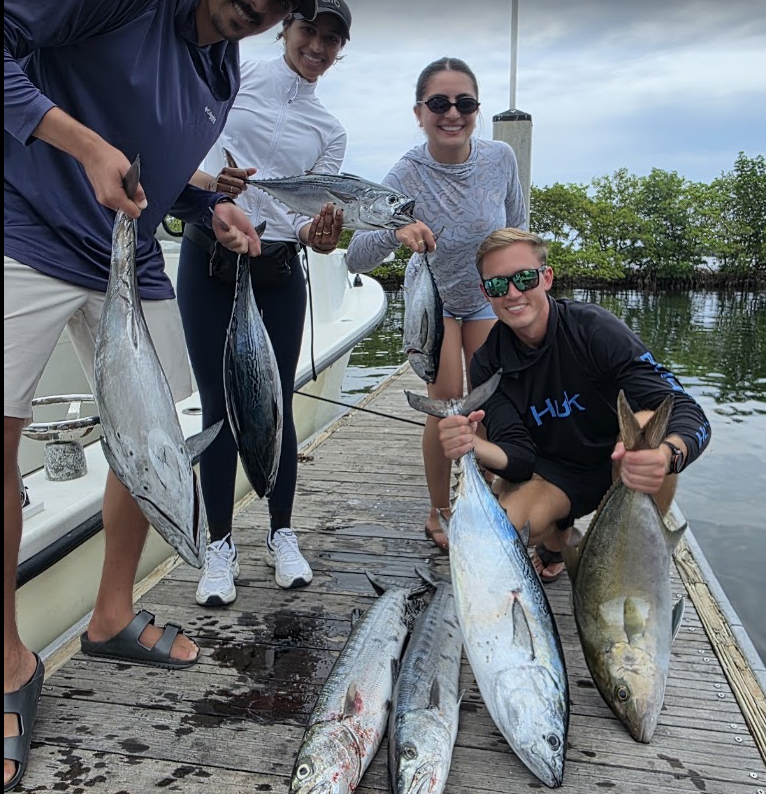 Strike Mission customers with a mixed South Florida offshore catch